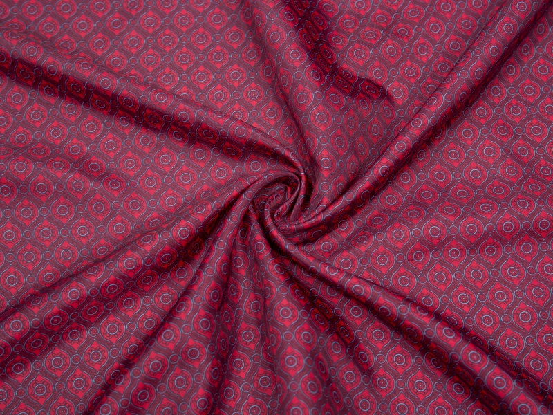 Kain Lapisan Bercetak Plain Semua Polyester