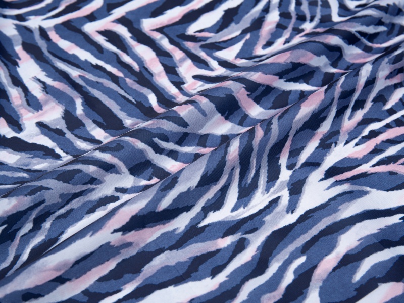 Kain Lapisan Bercetak Plain Semua Polyester