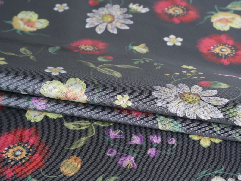 Fabrik Lapisan Bercetak Poliester-Viskosa