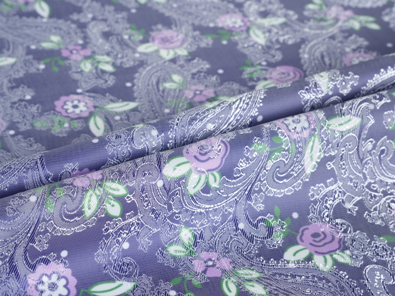 Fabrik Lapisan Bercetak Jacquard Poliester-Viskosa Fabrik Lapisan Bercetak Jacquard Poliester-Viskosa