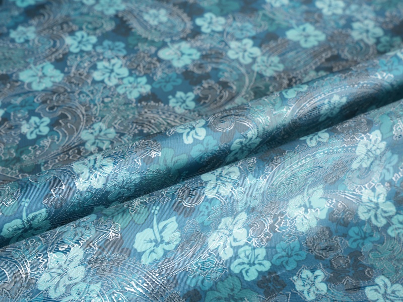 Kain Lapisan Bercetak Jacquard All-Polyester