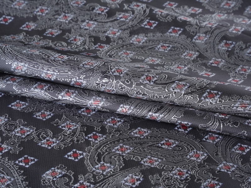Kain Lapisan Bercetak Jacquard All-Polyester